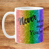 Lass nie jemandem Leckerei, den du magst Glue Rain Kaffeetasse