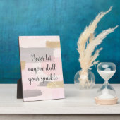 LASS NIE JEMANDEN, DER DEIN SPARKELangebot ERFÜLLT Fotoplatte (Seite)