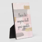 LASS NIE JEMANDEN, DER DEIN SPARKELangebot ERFÜLLT Fotoplatte (Seite)