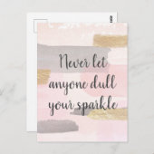 LASS NIE JEMANDEN, DER DEIN SPARKELangebot ERFÜLLT Postkarte (Vorne/Hinten)