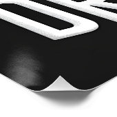 Lass niemals deine Erinnerungen größer als dein Tr Poster (Ecke)