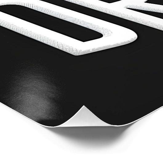 Lass niemals deine Erinnerungen größer als dein Tr Poster (Ecke)