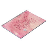 Lass niemals jemandem, der dein Zitat glänzen läss Notizblock (Linke Seite)