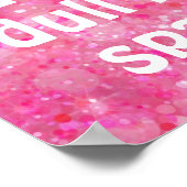 Lass niemals jemandem, der dein Zitat glänzen läss Poster (Ecke)