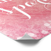 Lass niemals jemandem, der dein Zitat glänzen läss Poster (Ecke)