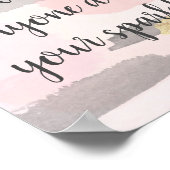 LASS NIEMALS JEMANDEN, DER DEIN SPARKLE-Offertieru Poster (Ecke)