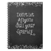 Lass niemandem, dein Sparkassangebot zu verwässern Notizblock (Vorderseite)