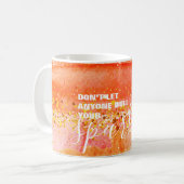 Lass niemanden, der deinen Sparkel betrügt Kaffeetasse (Vorderseite Links)