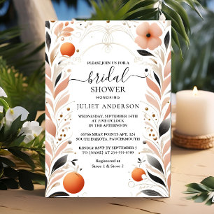 Lass Orange 70er 80er 90er Jahre Rosa farbiges Bra Einladung