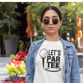 Lass Par T-Shirt Golf Funny