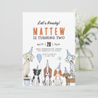 Lass Pawty Puppy Pawty Dog Birthday