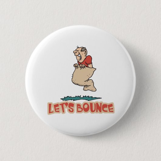 Lass Potato Sack Race Button (Vorderseite)