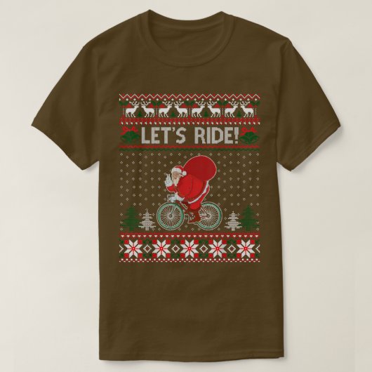 Lass Ride Bicycle Ugly Weihnachten Pullover Funny (Design vorne)