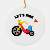 Lass Ride Keramik Ornament (Vorne)