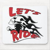Lass Ride Skull Mousepad (Vorne)