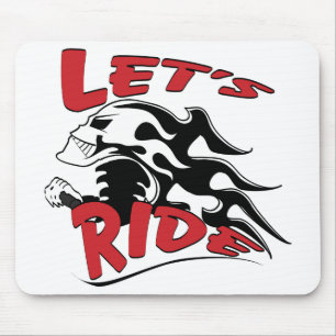 Lass Ride Skull Mousepad