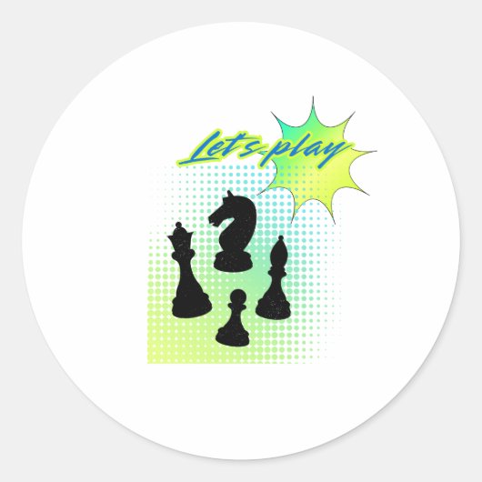 Lass Runder Aufkleber (Vorderseite)