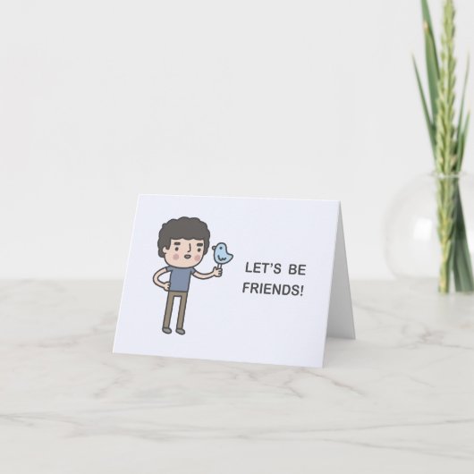 Lass’s Be Friends! Einladung (Vorderseite)