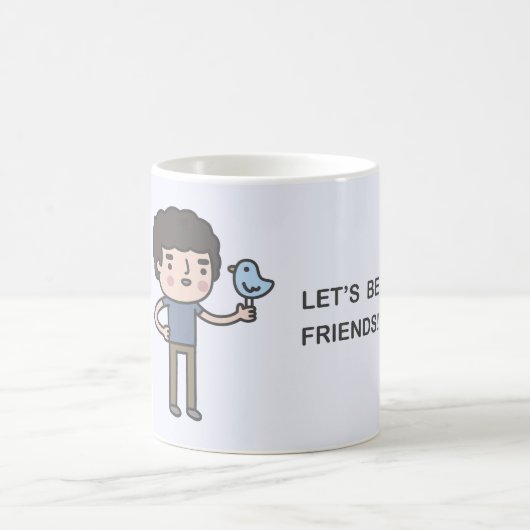 Lass’s Be Friends! Kaffeetasse (Mittel)