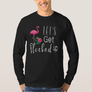 Lass S Flock up Flamingo Lover Kleidung Frauen T-Shirt