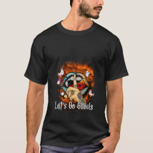 Lass s Go Ghouls Funny Lip Halloween Kostüm V Neck T-Shirt