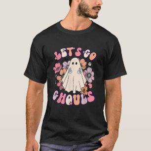 Lass s Go Ghouls Retro Halloween Bachelorette Brid T-Shirt