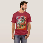 "Lass’s Salsa" Fett- und lebendiger Salsa Dance T T-Shirt (Vorne ganz)