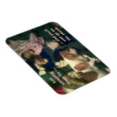 Lass schlafende Hunde Lie / Ende auf Couch 3x4 Mag Magnet (Rechte Seite)