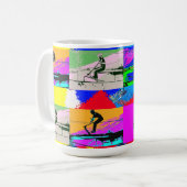 Lass Scoot - Stunt Scooter Rider Kaffeetasse (Vorderseite Links)