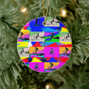 Lass Scoot - Stunt Scooter Rider Keramik Ornament