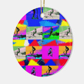 Lass Scoot - Stunt Scooter Rider Keramik Ornament (Links)