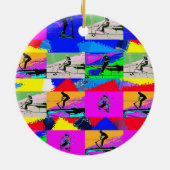 Lass Scoot - Stunt Scooter Rider Keramik Ornament (Hinten)