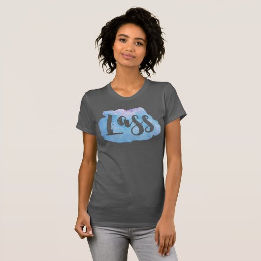 Lass, Scottish, Newcastle Dialect T-Shirt (Vorne ganz)