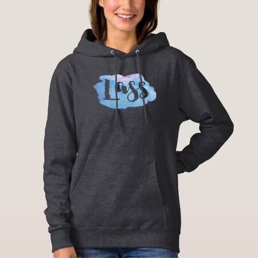 Lass, Scottish, Northern English Dialect Hoodie (Vorderseite)