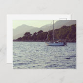 Lass segeln postkarte (Vorne/Hinten)