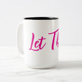 Lass sie abblitzen zweifarbige tasse (Vorderseite Links)