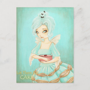 Lass sie Eat Cake - Marie Antoinette Postkarte