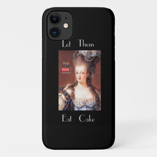 Lass sie essen Cake Marie Antoinette Case-Mate iPhone Hülle (Rückseite)