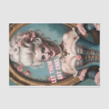 Lass sie essen Cake Marie Antoinette Decoupage Pap