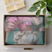 Lass sie essen Cake Marie Antoinette Decoupage Pap Seidenpapier (Geschenk)