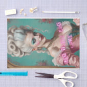 Lass sie essen Cake Marie Antoinette Decoupage Pap Seidenpapier (Handwerk)