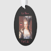 Lass sie essen Cake Marie Antoinette Ornament (Vorderseite)