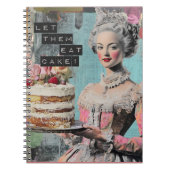 Lass sie essen Cake-Notebook Notizblock (Vorderseite)