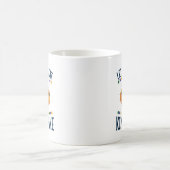 Lass sie essen King Cake Funny Mardi Gras Kaffeetasse (Mittel)