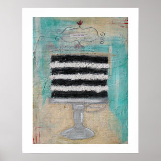 Lass sie essen Kuchen 16 x 20 Poster