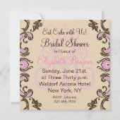 Lass sie essen Kuchen ändern FARBE - Einladungen (Rückseite)