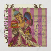 Lass sie essen Kuchen ~ Einladungen (Vorne/Hinten)