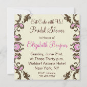 Lass sie essen Kuchen ~ Einladungen (Rückseite)