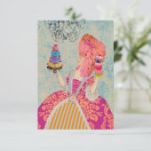 Lass sie essen Kuchen ~ Einladungen / UAWG (Stehend Vorderseite)