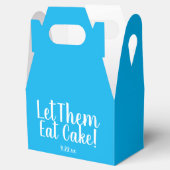 Lass sie essen Kuchen Hochzeit nehmen Zuhause Boxe Geschenkschachtel (Geöffnet)